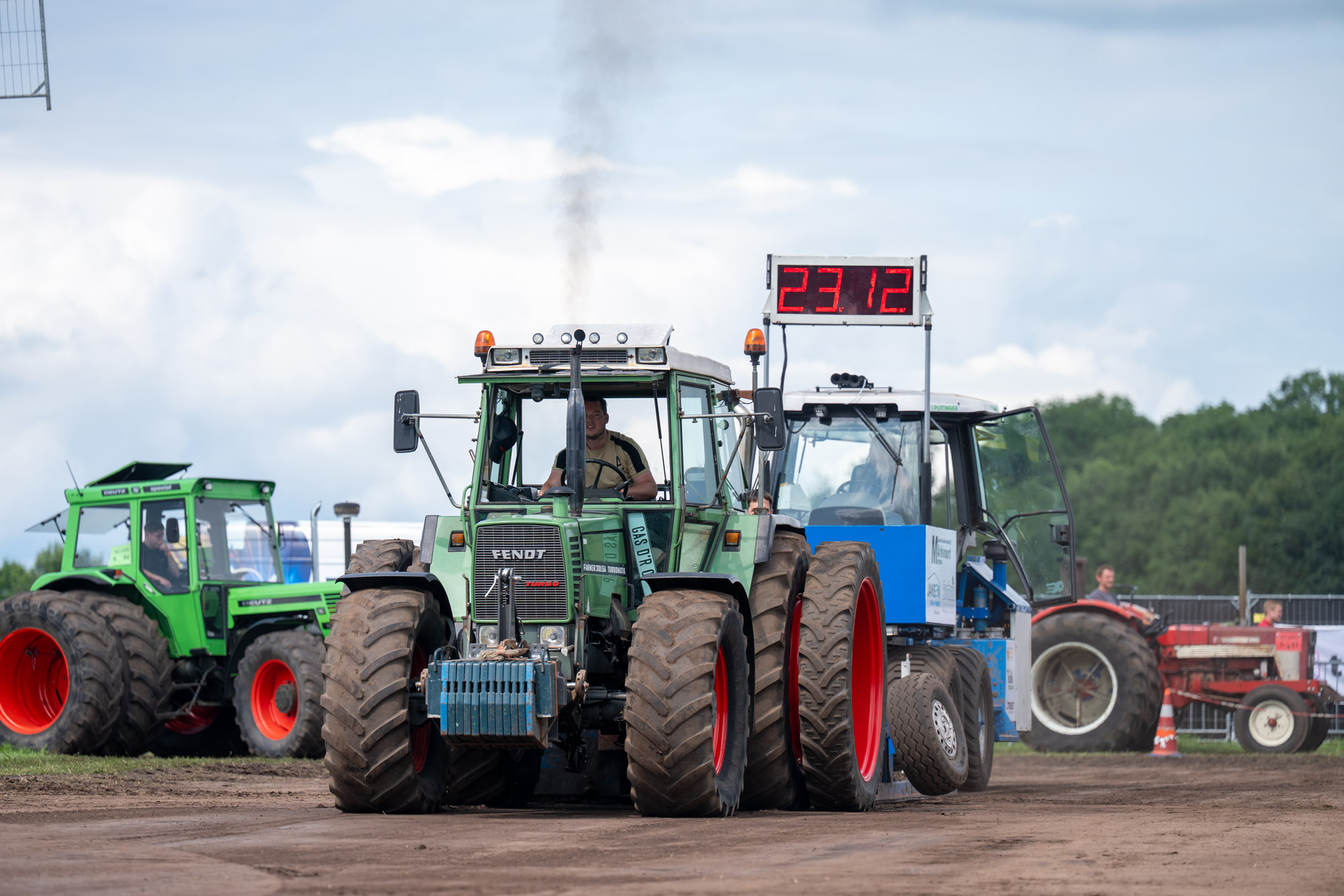 Tractors op de baan